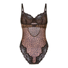 Hunkemöller Gabrielle bodystocking, leopard - 304856 - CAVIAR - Caviar