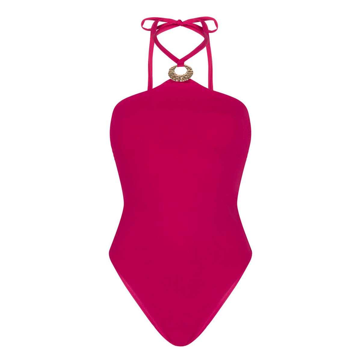 Hunkemöller Boca badedragt uden bøjle, pink - 304979 - SANGRIA - Sangria