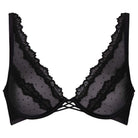 Hunkemöller Kat BH med bøjle, sort - 305603 - Caviar - Caviar