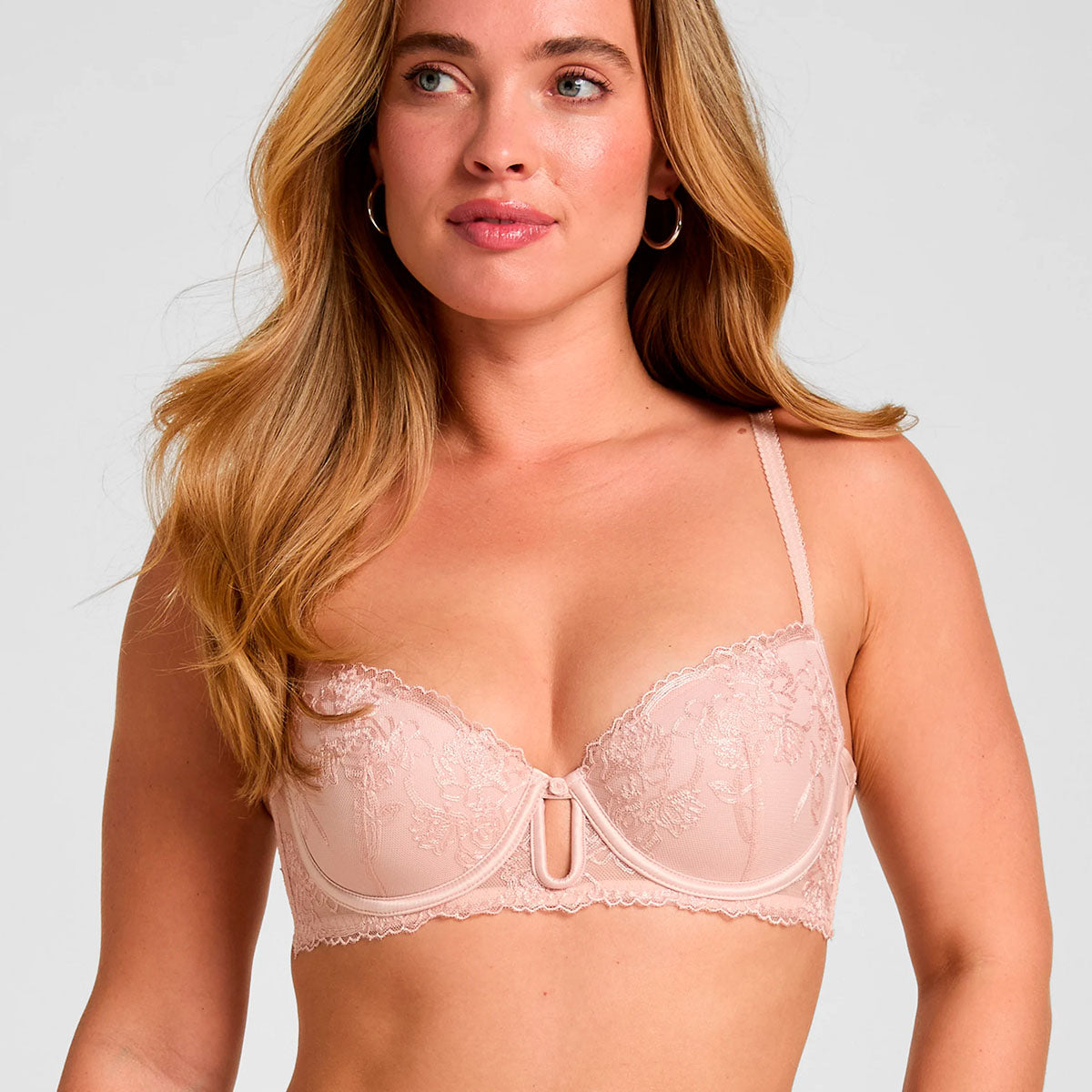 Hunkemöller Nola BH med bøjle, beige - 305711 - Peach Whip - Peach Whip