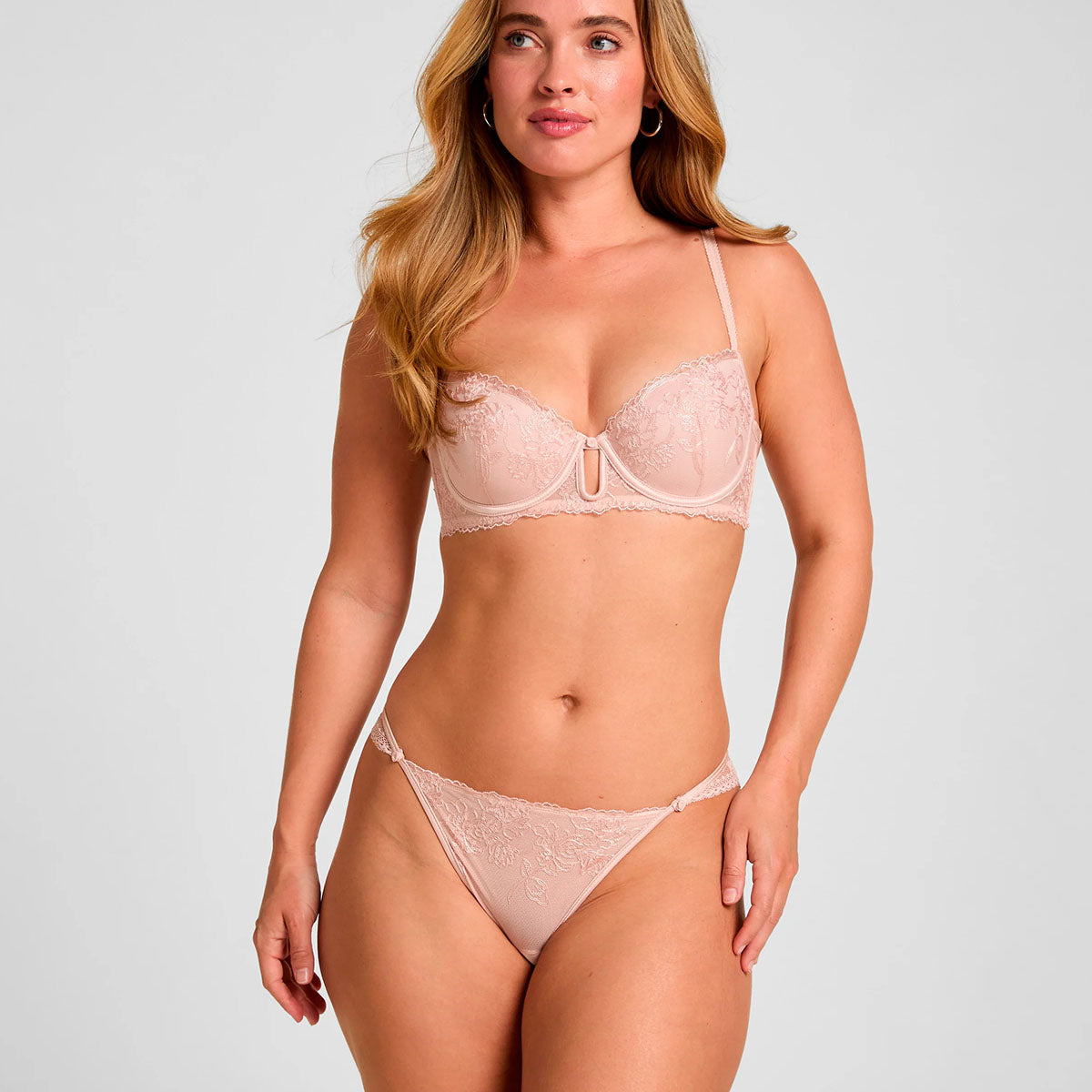 Hunkemöller Nola BH med bøjle, beige - 305711 - Peach Whip - Peach Whip