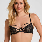 Hunkemöller Zara BH med bøjle, sort - 305744 - Caviar - Caviar