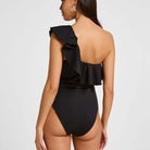 Hunkemöller Malibu badedragt uden bøjle, sort - 305966 - CAVIAR - Caviar