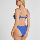 Hunkemöller Luxe bikini top med bøjle, blå - 306012 - DAZZLING BLUE - Dazzling Blue