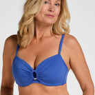 Hunkemöller Luxe bikini top med bøjle, blå - 306015 - DAZZLING BLUE - Dazzling Blue