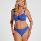Hunkemöller Luxe bikini top med bøjle, blå - 306015 - DAZZLING BLUE - Dazzling Blue