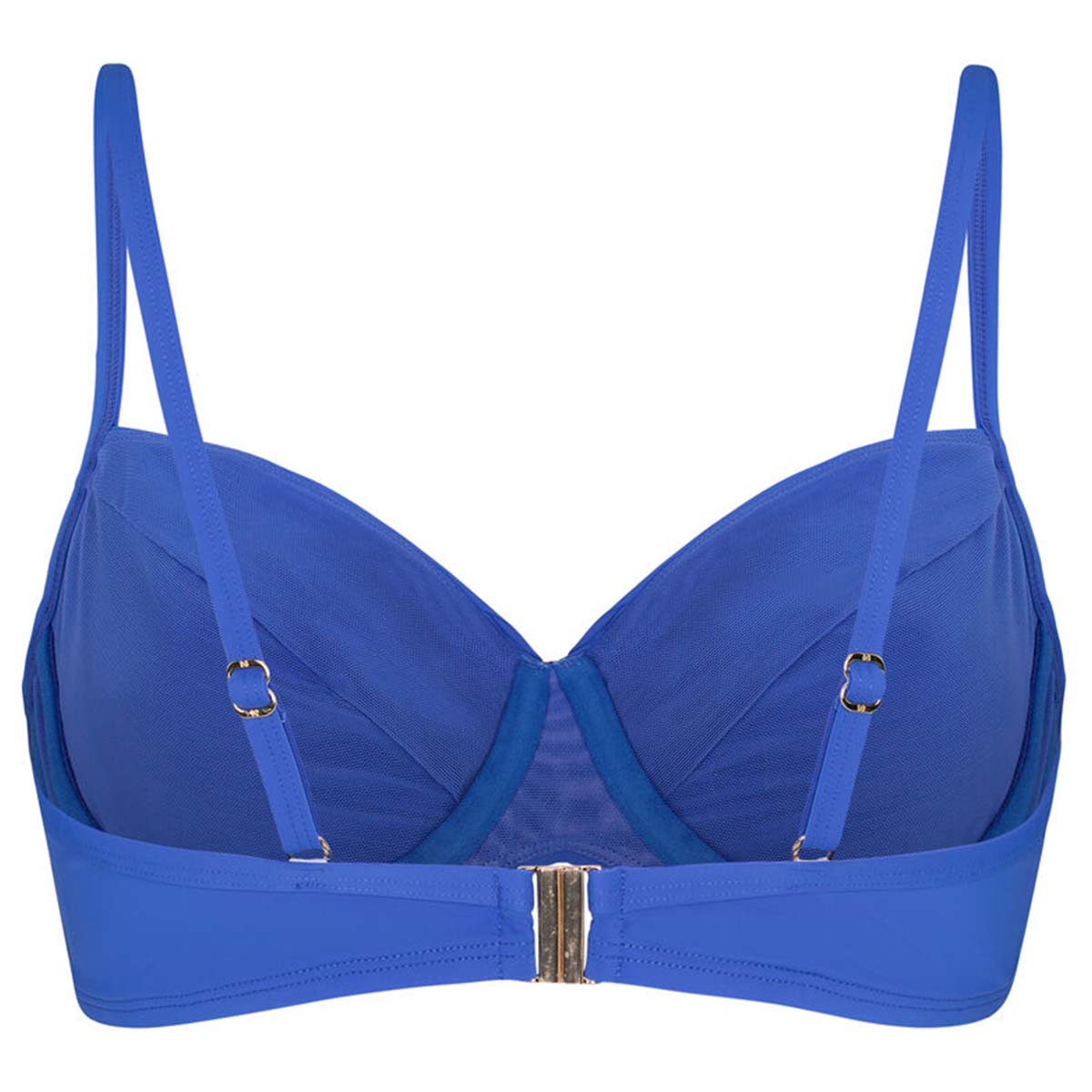 Hunkemöller Luxe bikini top med bøjle, blå - 306015 - DAZZLING BLUE - Dazzling Blue