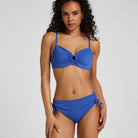 Hunkemöller Luxe bikini top med bøjle, blå - 306015 - DAZZLING BLUE - Dazzling Blue
