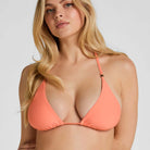 Hunkemöller Luxe bikini top uden bøjle, orange - 306052 - FUSION CORAL - Fusion Coral