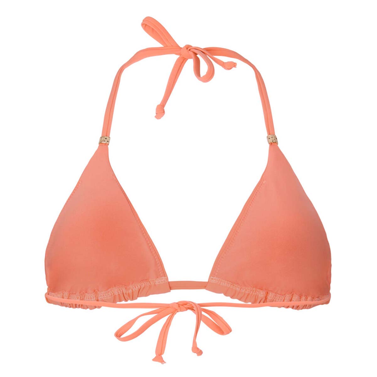 Hunkemöller Luxe bikini top uden bøjle, orange - 306052 - FUSION CORAL - Fusion Coral