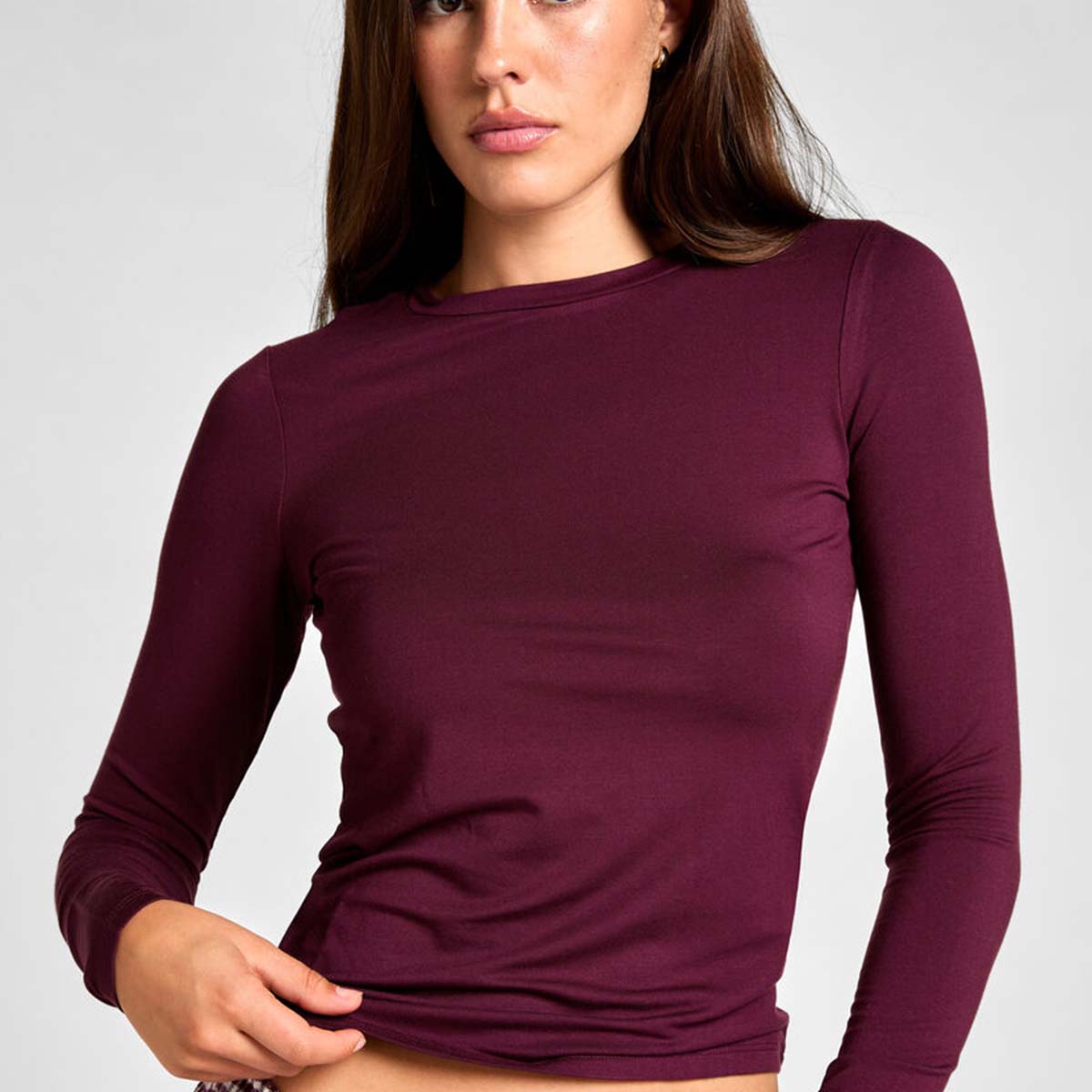 Hunkemöller pyjamas, bordeaux - 306230 - Fig - Fig