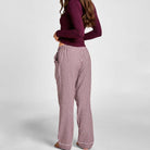 Hunkemöller pyjamas, bordeaux - 306230 - Fig - Fig