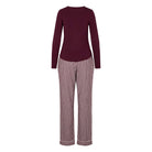 Hunkemöller pyjamas, bordeaux - 306230 - Fig - Fig