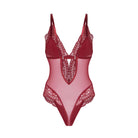 Hunkemöller Tosca bodystocking, rød - 306629 - Red - S M L XL