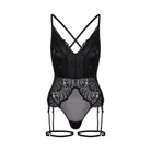 Hunkemöller Erica bodystocking, sort - 306692 - Caviar - Caviar