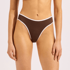 Seafolly Beach Bound tai bikinitrusse, brun - 40753-072 - DARK CHOC - Dark Chocolate