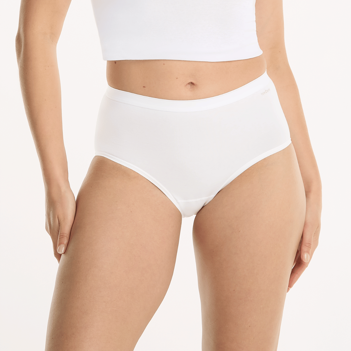 Ten Cate 2-pak midi trusse, hvid - 32280 - 001 - White