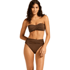 Seafolly Collective bikini top uden bøjle, brun - 33261-942 - DARK CHOC - Dark Chocolate