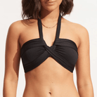 Seafolly Collective bikini top uden bøjle, sort - 33816-942 - BLACK - Black