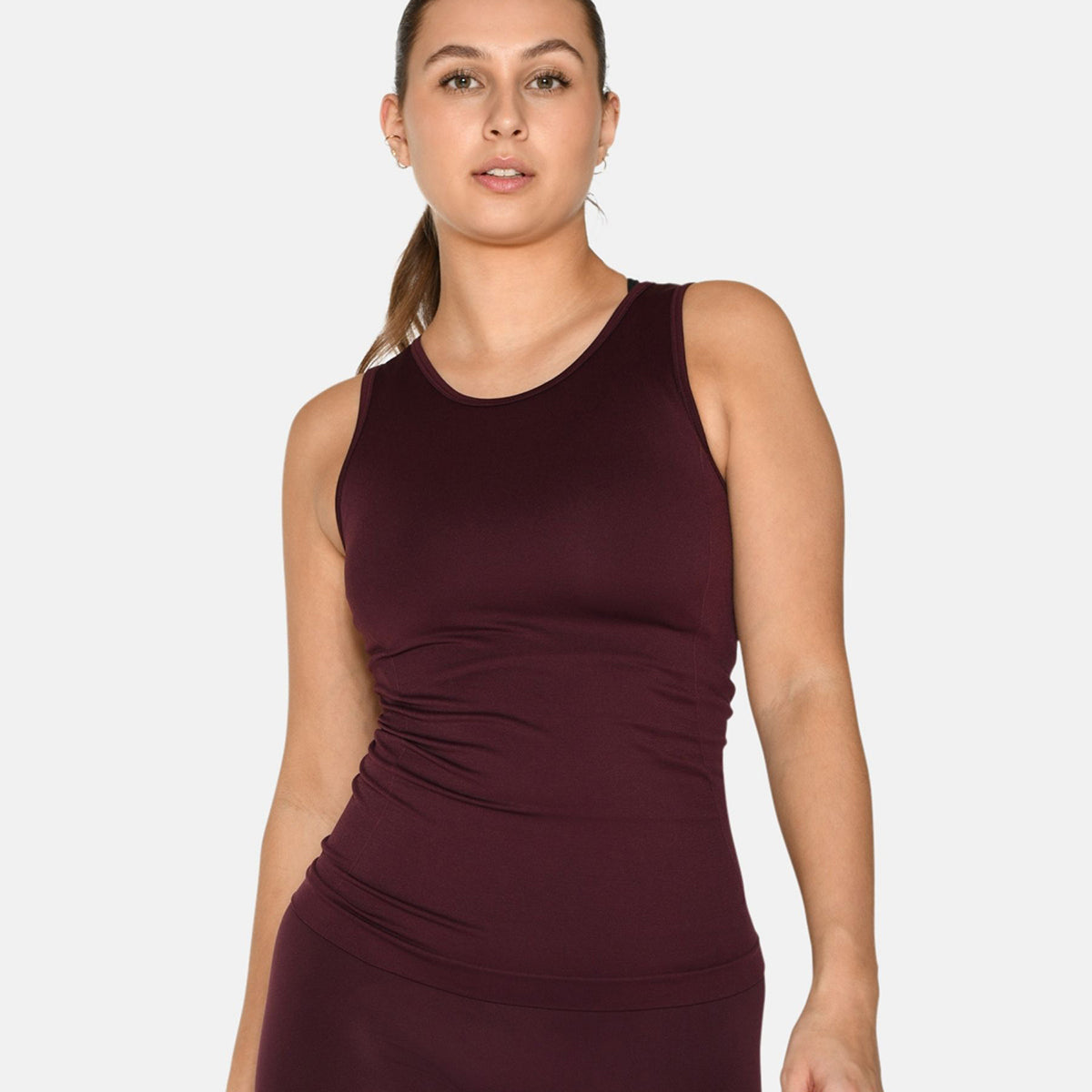 Zebdia Women Seamless tank sportstop, bordeaux - 35015 - 5002 - Wine Tasting