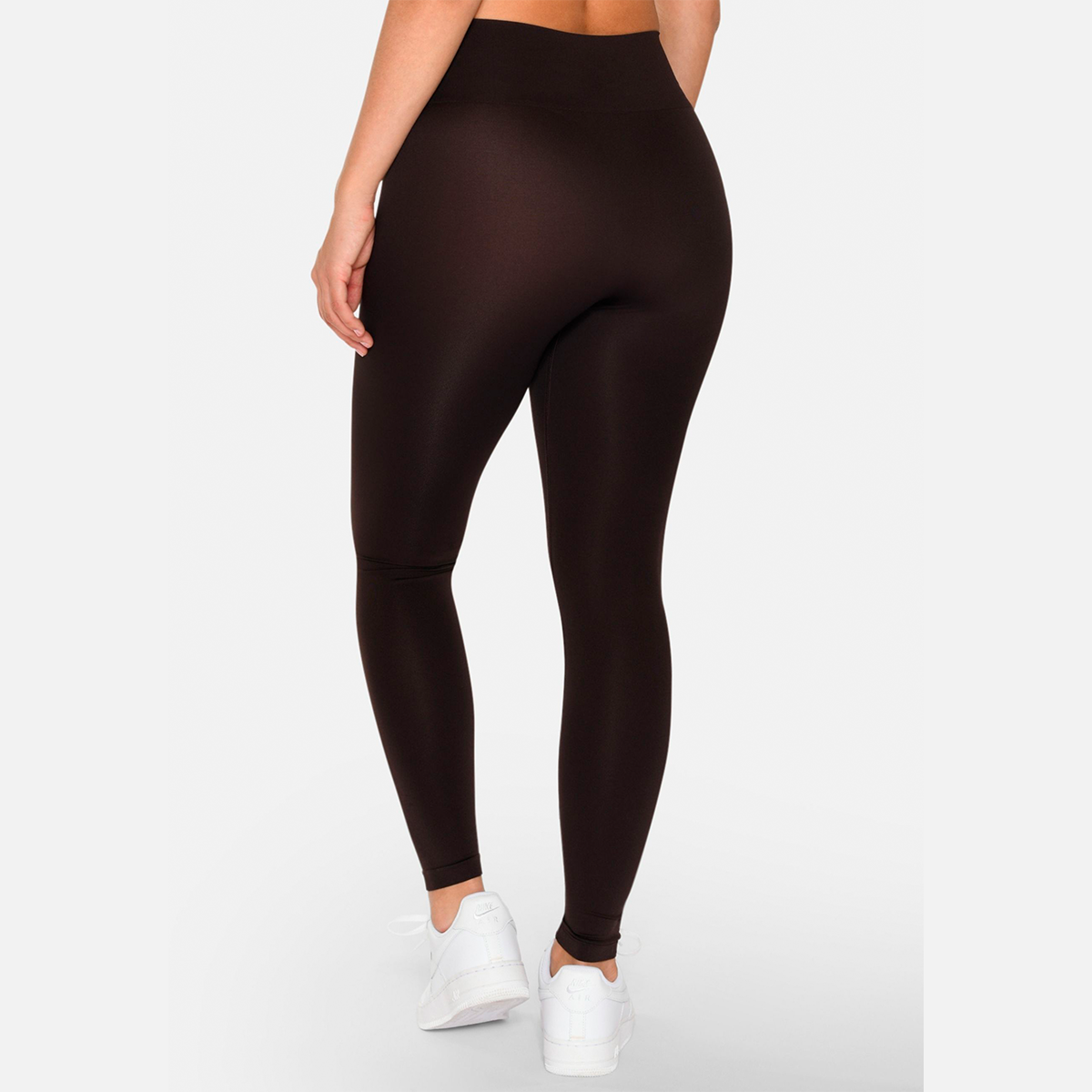 Zebdia Women Seamless leggings, brun - 35105 - 8003 - Black Coffee