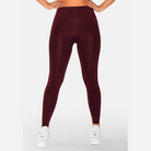 Zebdia Women Seamless leggings, rød - 35105 - 5002 - Wine Tasting