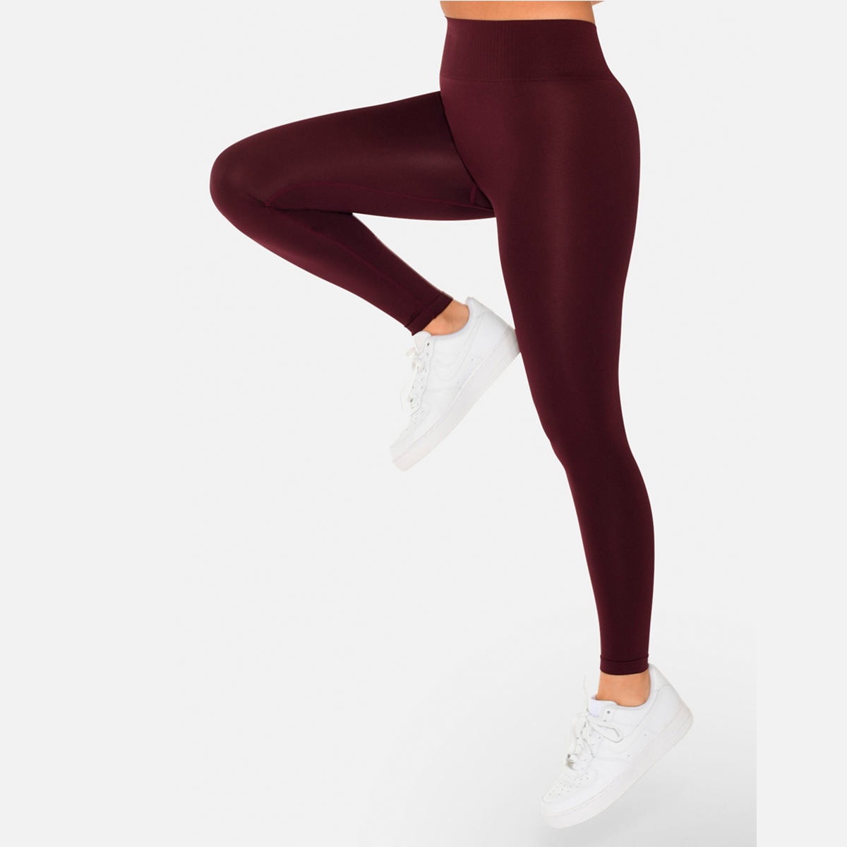 Zebdia Women Seamless leggings, rød - 35105 - 5002 - Wine Tasting