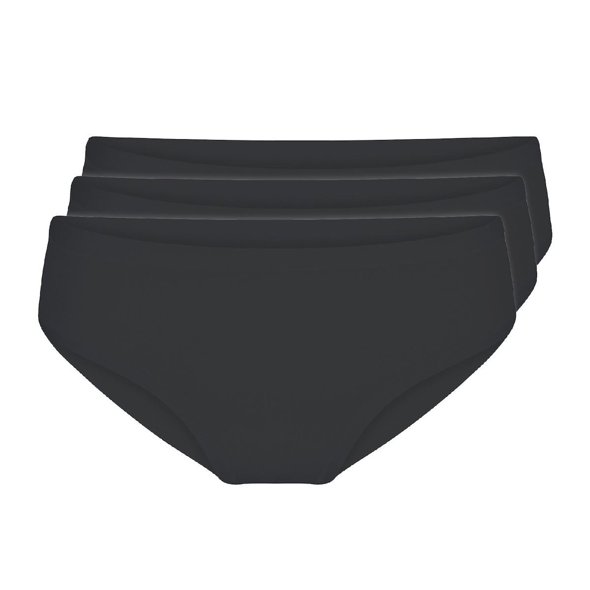 LingaDore 3-Pack tai trusse, sort - 3609B - 02 - Black