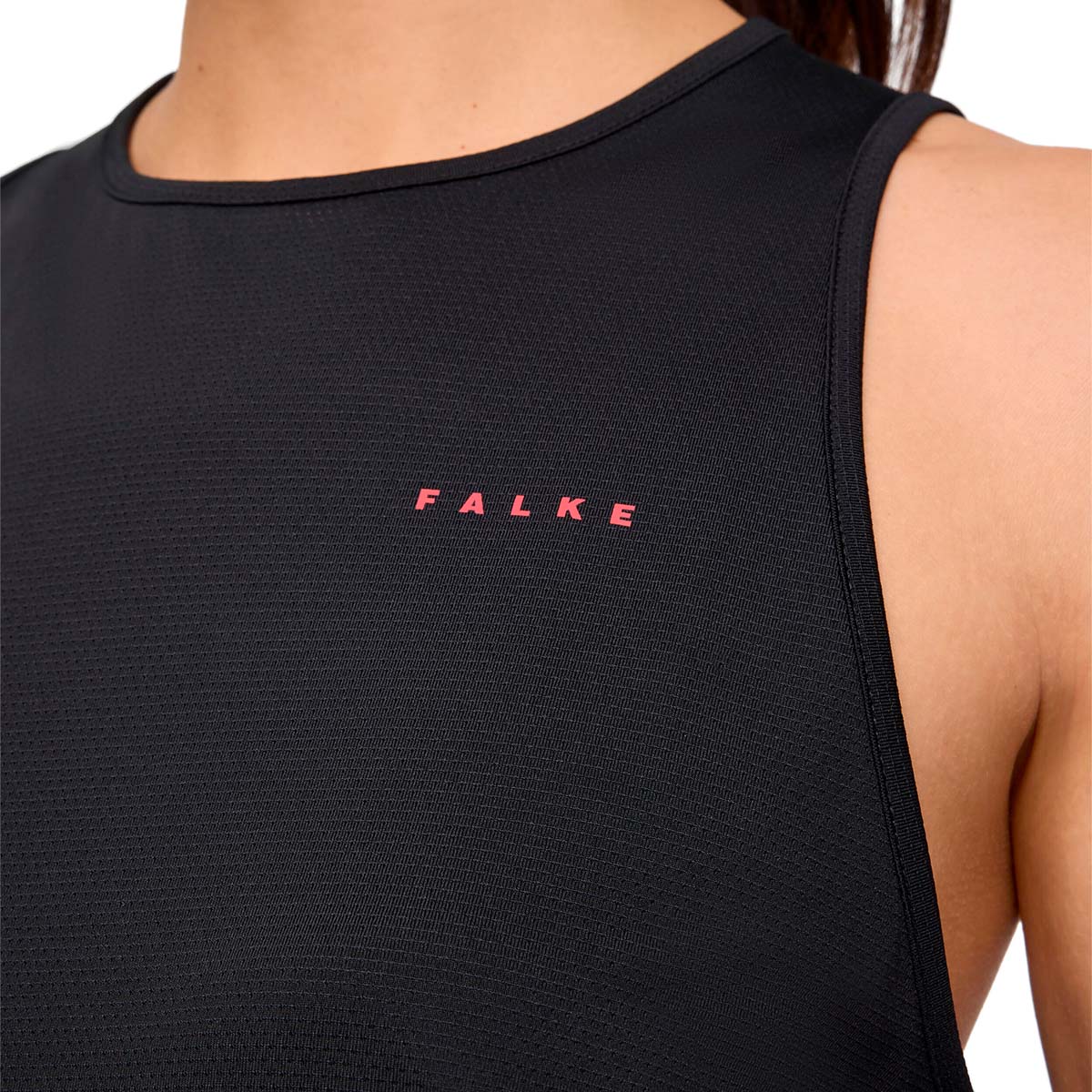 Falke Perform Better sportstop, sort - 37304 - 3000 - Black