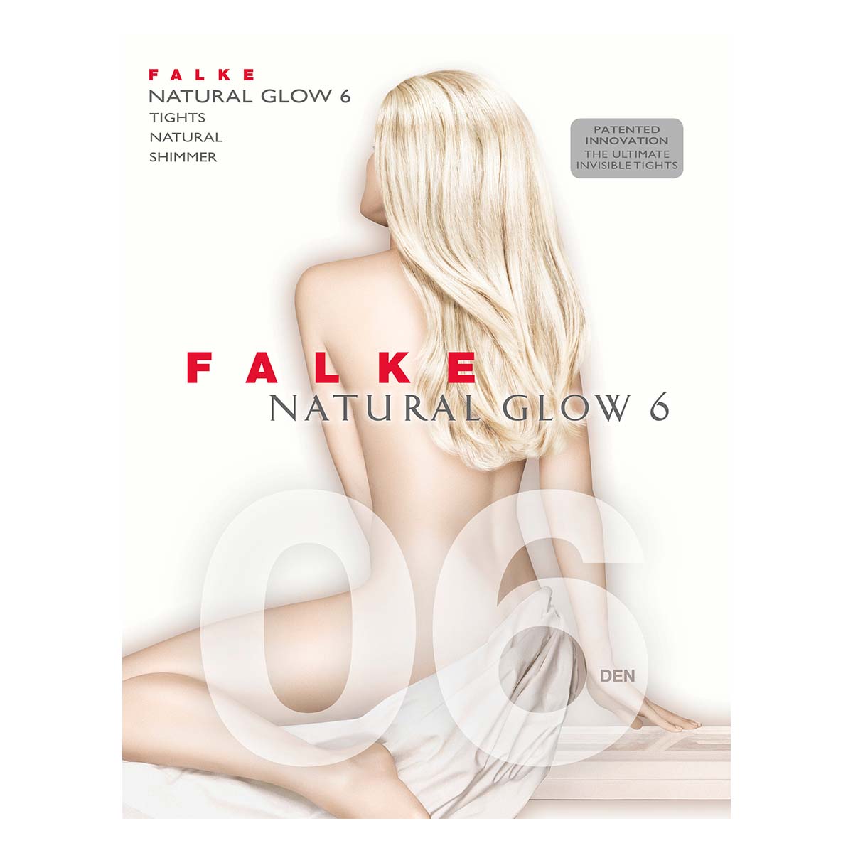 Falke Natural Glow 06 Den strømpebukser, nude - 40021 - 4037 - Natural