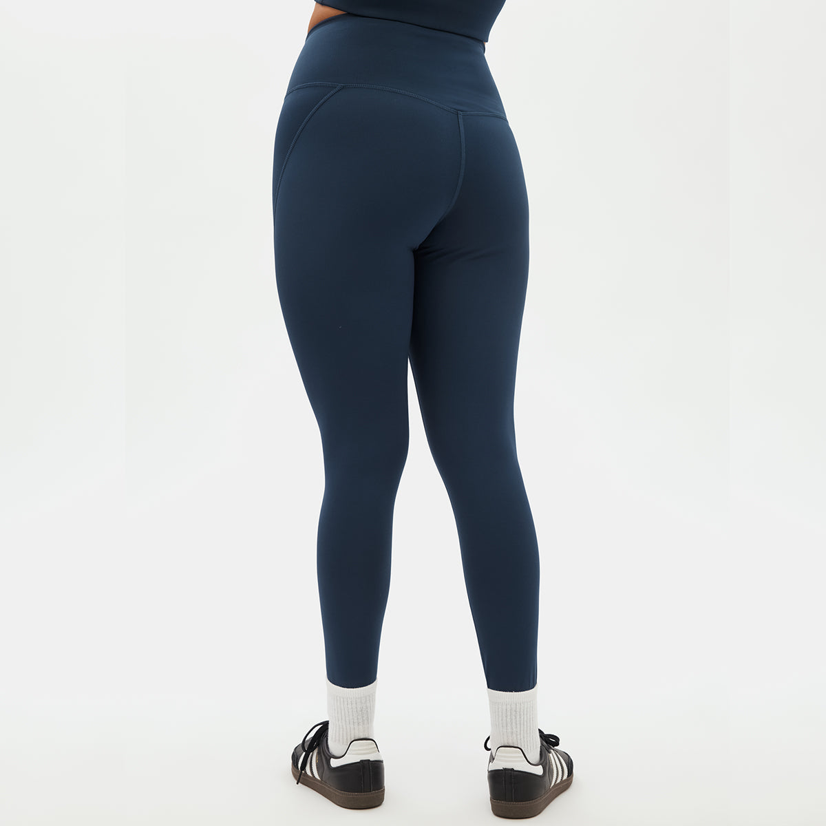 Girlfriend Collective Compressive high rise leggings, blå - 4007 - TC - Midnight