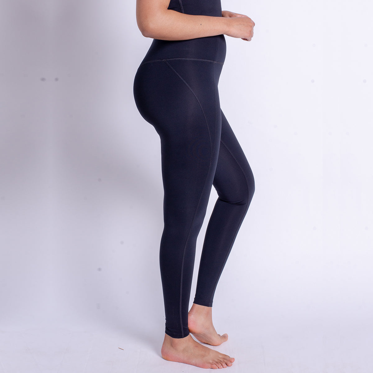 Girlfriend Collective Compressive high rise leggings, sort - 4007 - - Black