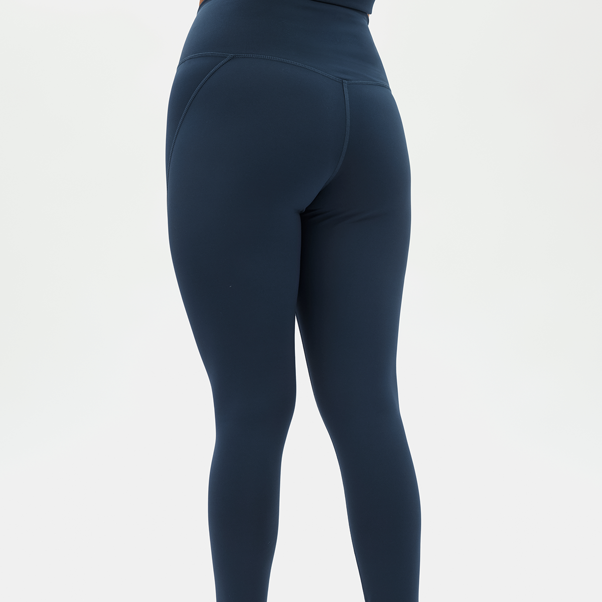 Girlfriend Collective Compressive High Rise 7/8 leggings, blå - 4008 - Midnight - Midnight