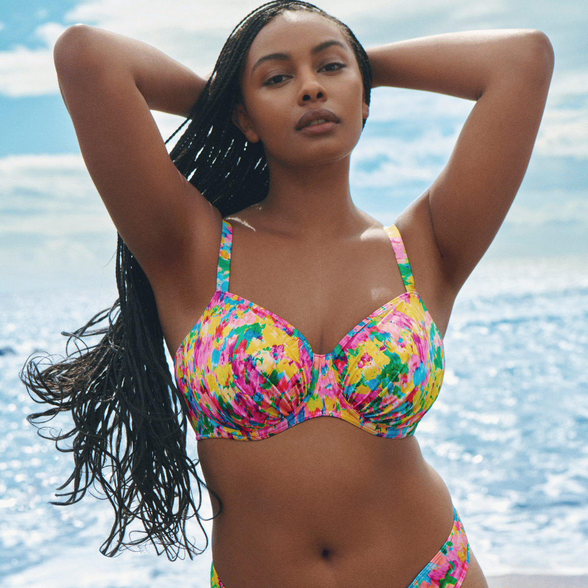 PrimaDonna Ubud bikini top med bøjle, multi - 4012210 - SGW - Sun Glow