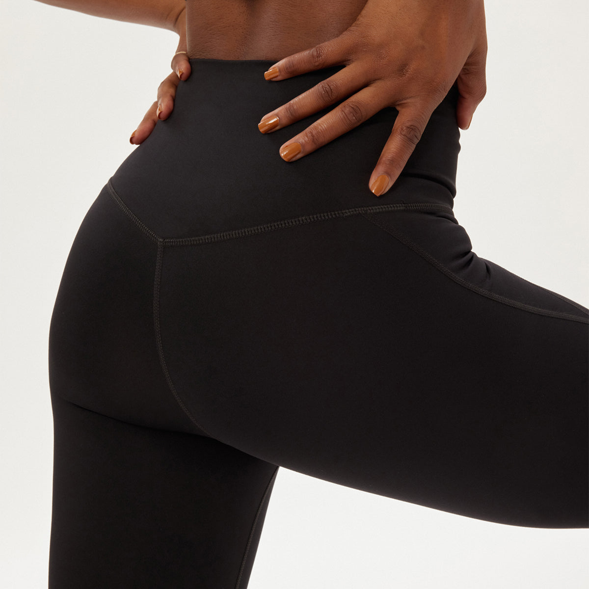 Girlfriend Collective Float seamless high rise leggings, sort - 4021 - BLACK - Black
