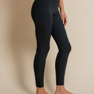 Girlfriend Collective Collective Rib long leggings, sort - 4034 - BLACK - Black