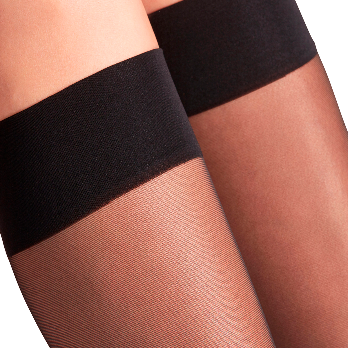 Falke Seidenglatt 15 Den knæstrømper, sort - 41790 - 3009 - Black