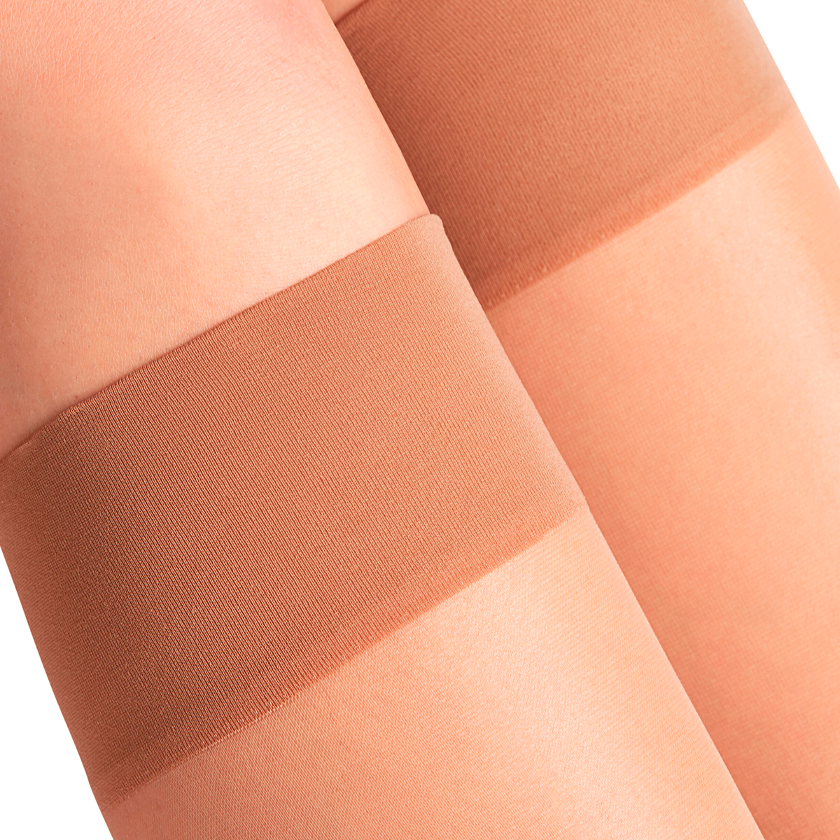 Falke Seidenglatt 15 Den knæstrømper, beige - 41790 - 4169 - Powder