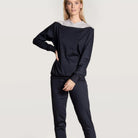Calida Soulmate pyjamas, sort - 43100 - 339 - Dark Lapi