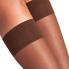 Falke Pure Matt 20 Den knæstrømper, brun - 43122 - 5179 - Brenda