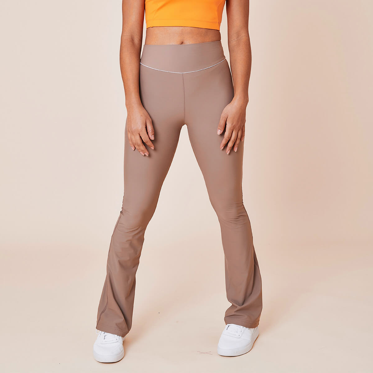Copenhagen Cartel Peak leggings, brun - 43906 - Hazel - Hazel