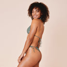 Copenhagen Cartel Uluwatu bikini top uden bøjle, grøn - 46006 - Army - Army