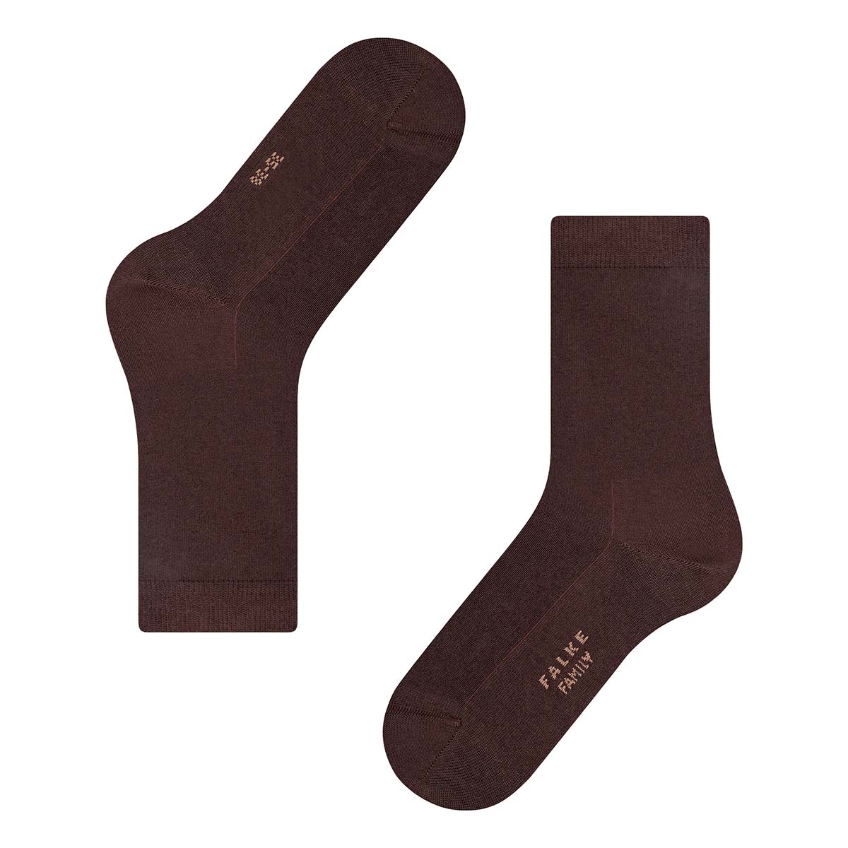 Falke Family strømper, brun - 46490 - 5239 - Dark Brown