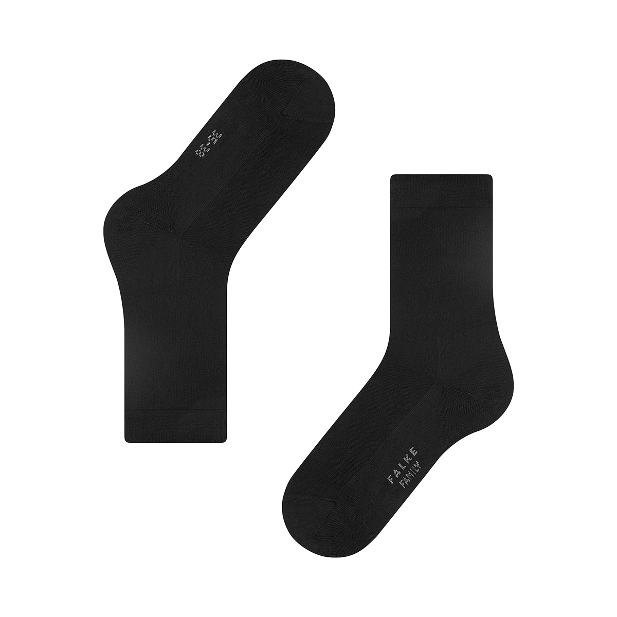 Falke Family strømper, sort - 46490 - 3009 - Black