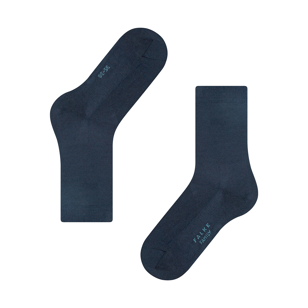 Falke Family strømper, blå - 46490 - 6379 - Dark Navy