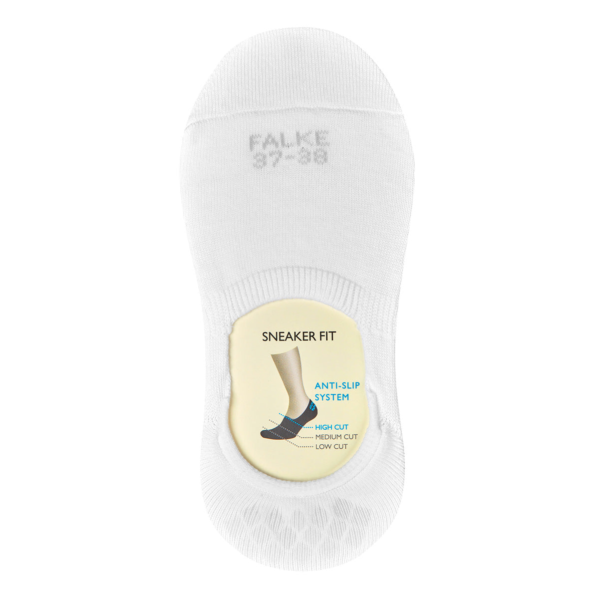 Falke Step footies, hvid - 46493 - 2000 - White