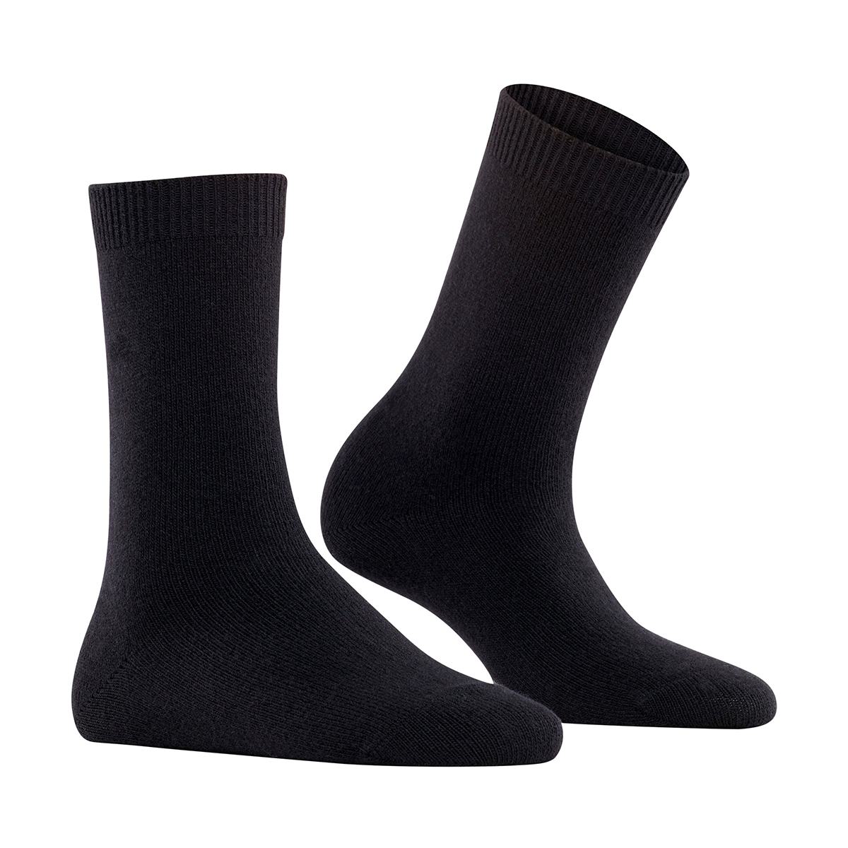 Falke Cosy Wool strømper, sort - 47050 - 3000 - Black