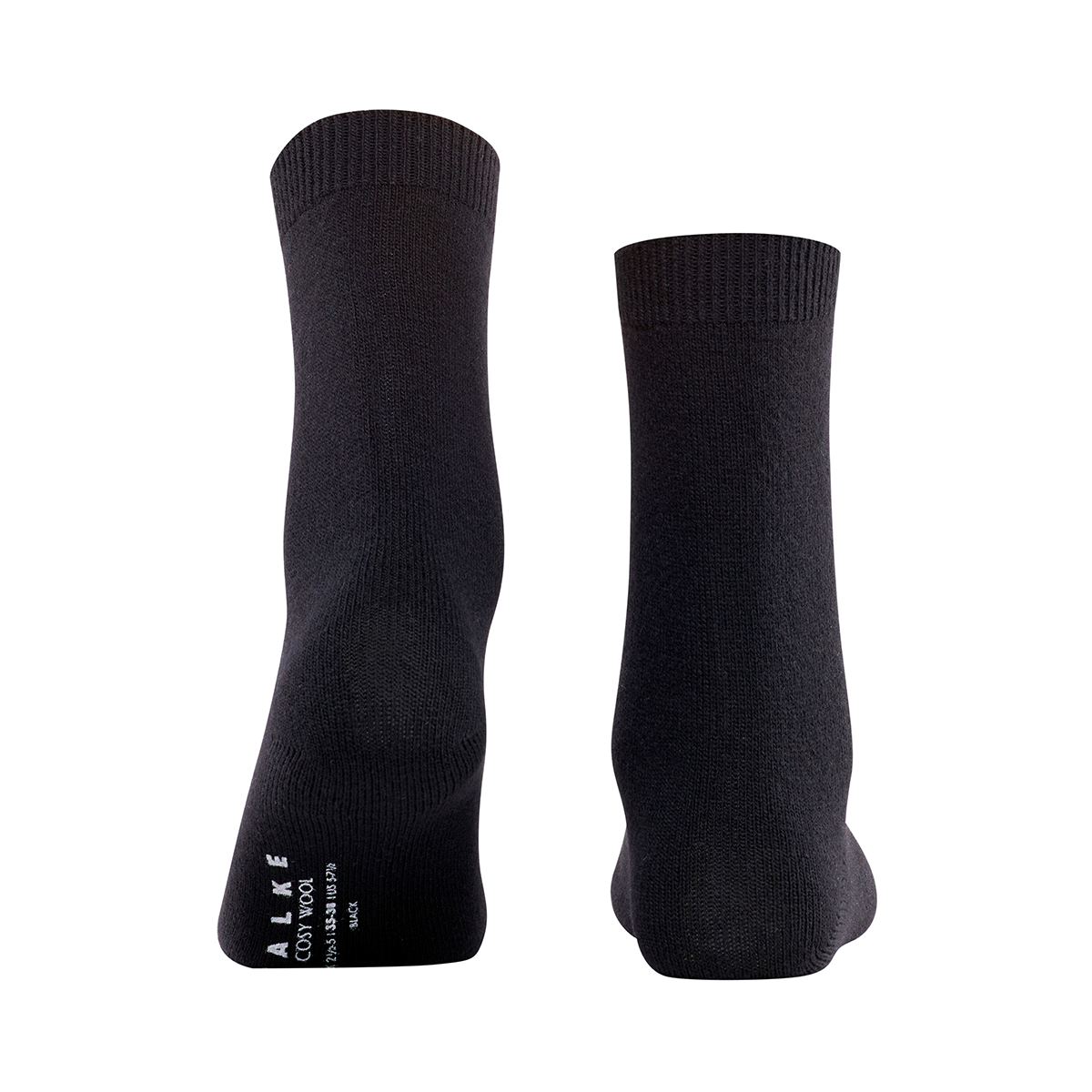 Falke Cosy Wool strømper, sort - 47050 - 3000 - Black