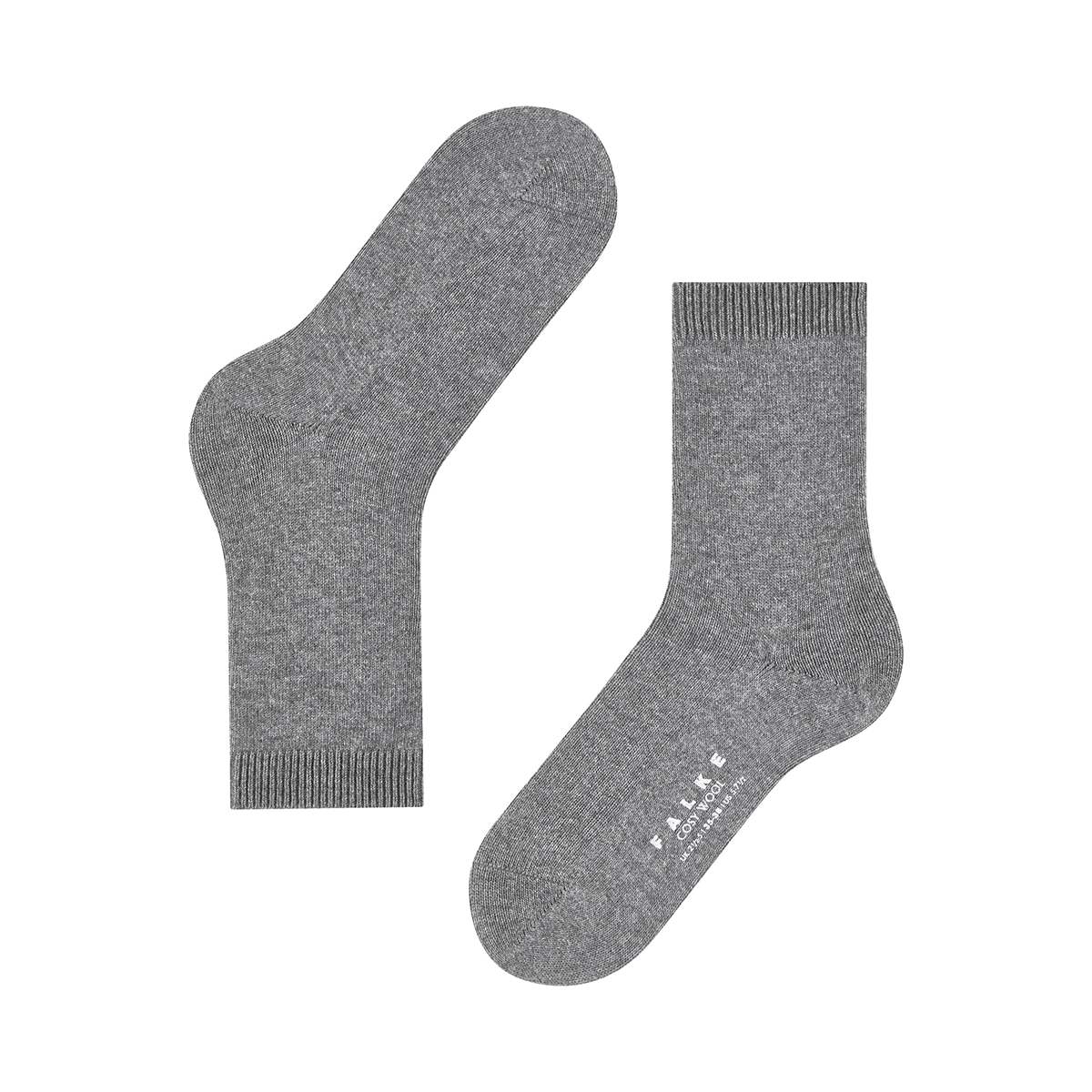 Falke Cosy Wool strømper, grå - 47050 - 3390 - LIGHT GREY MELANGE
