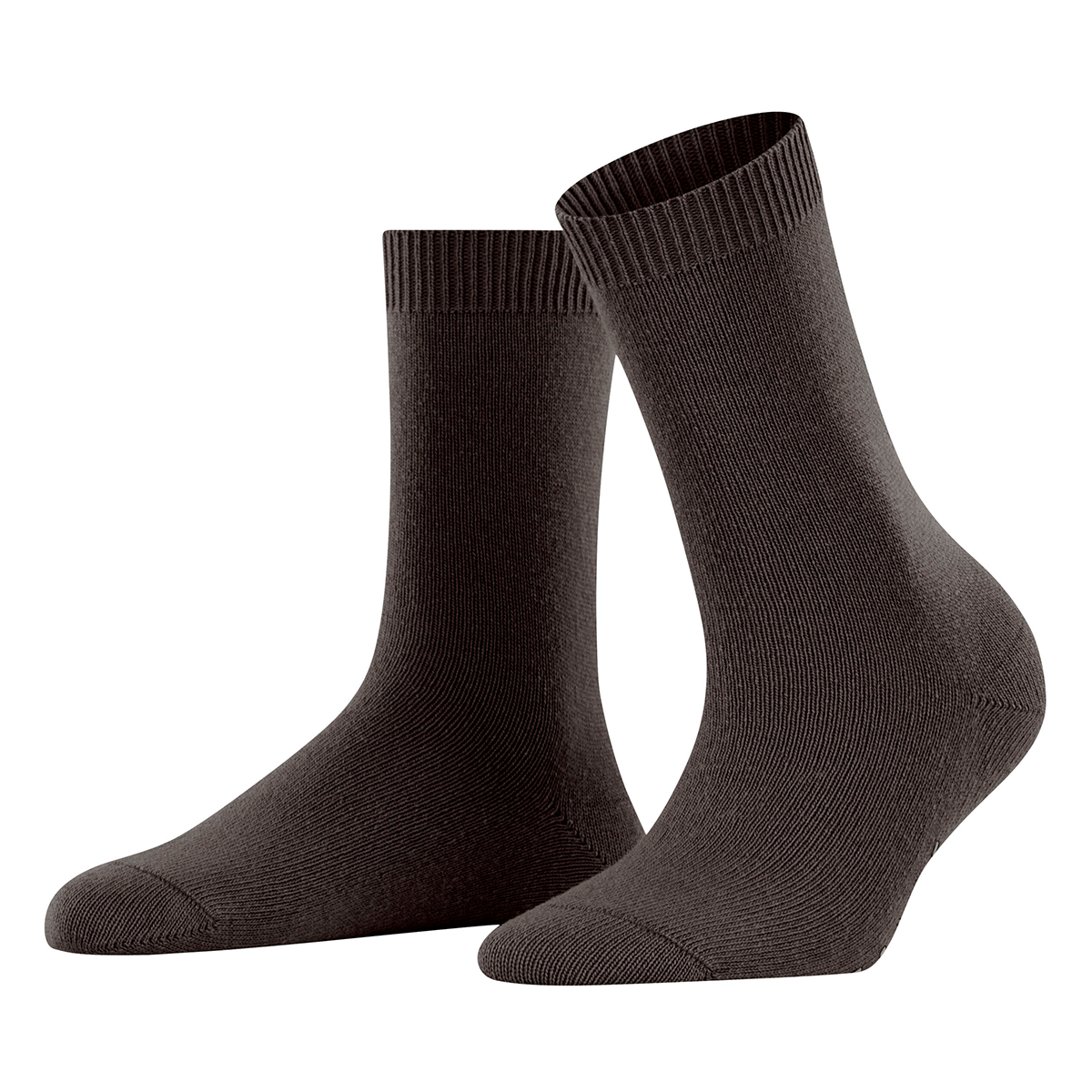 Falke Cosy Wool strømper, brun - 47050 - 5233 - Dark Brown